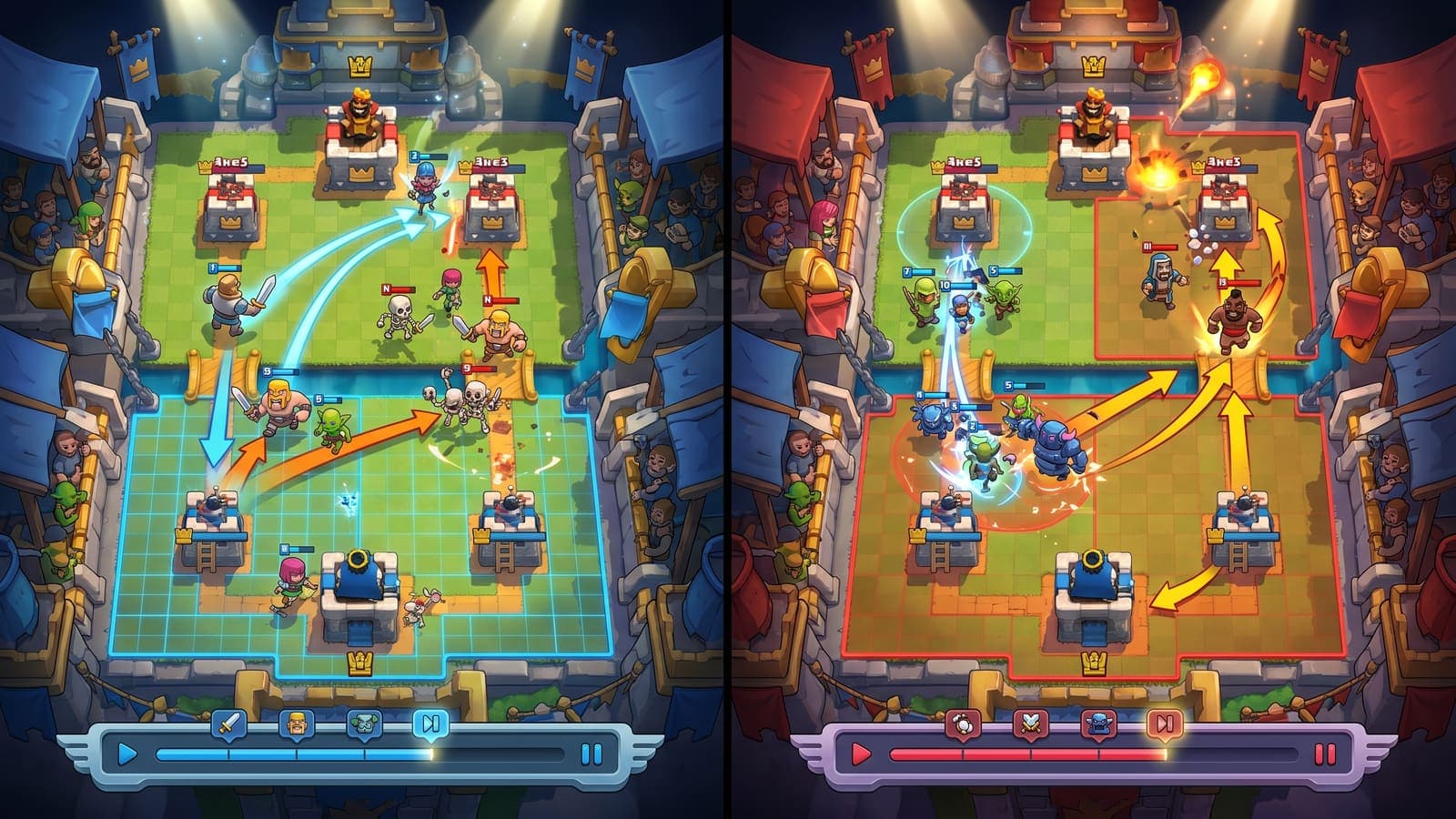 Study the Experts — Pro Replay Breakdown Series: Tactical Frame-by-Frame Analysis of Top-Ladder Clash Royale Games