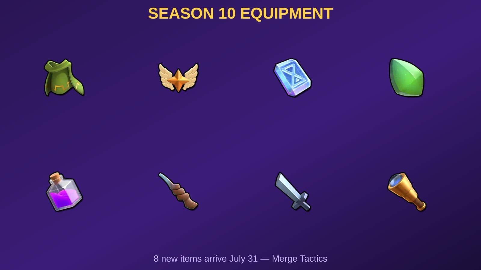 Merge Tactics Equipment Guide (Season 10): All 8 New Items Ranked + Full Pool Breakdown