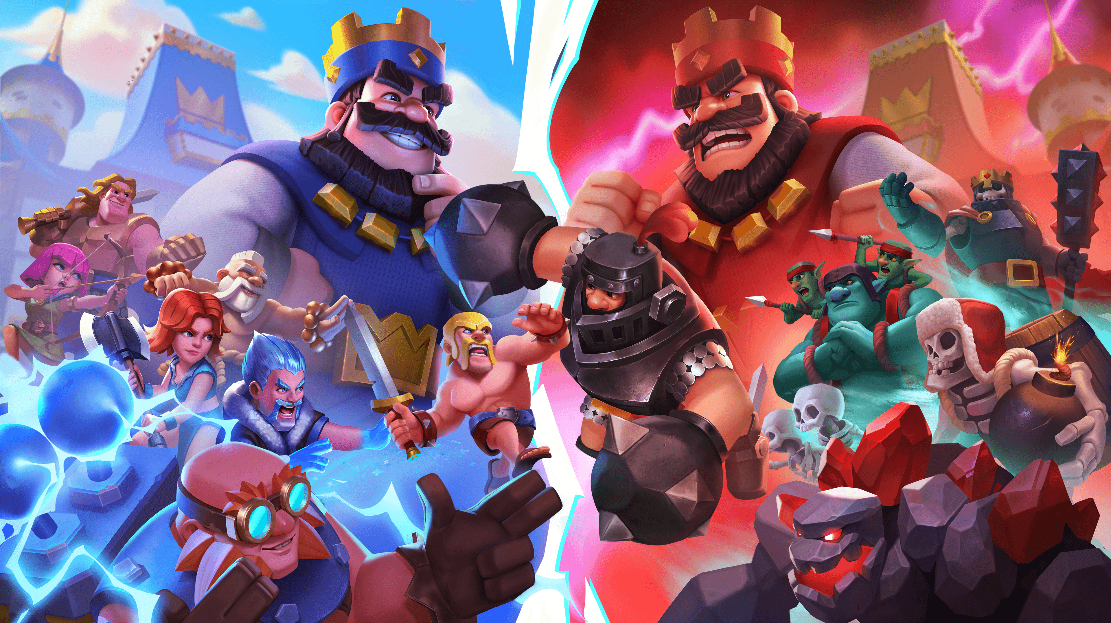 Best Decks for 7000–8000 Trophies This Week (Miner Skeleton King Control)