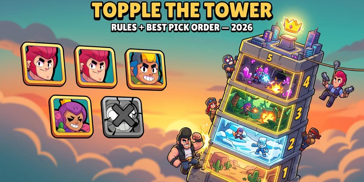 Topple the Tower in Brawl Stars: Rules, Best Brawler Order & the Unbeatable Title (2026)