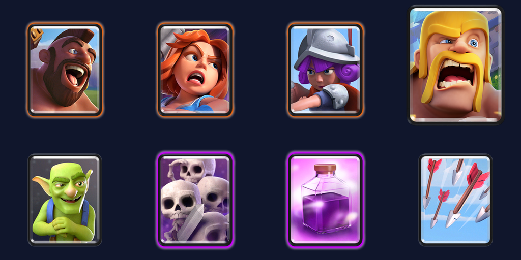 Hog Rider + Rage deck