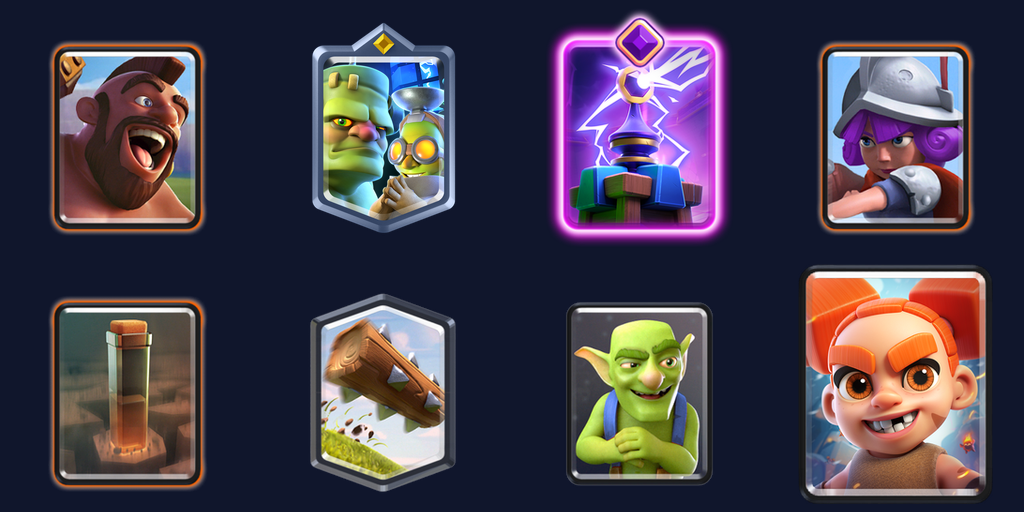 Title game (Reset G4) — Hog Rider Goblinstein cycle, 3.3 elixir deck